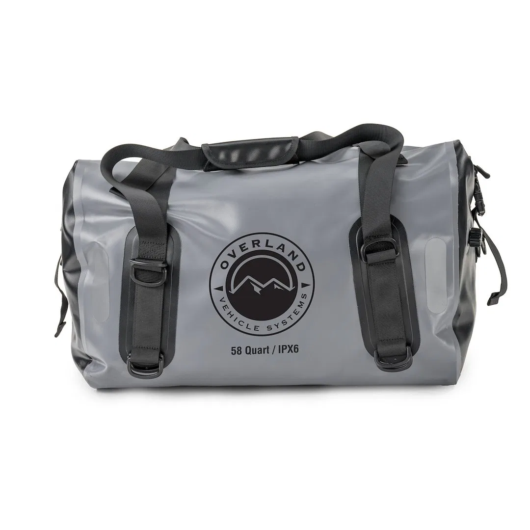 40300011 – OVERLAND VCL Water Carrier, 58 Quart Capacity Gray Premium 1000D Construction With External Pocket/ Carryi...